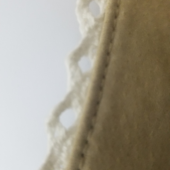 Wilson's Leather XL Suede Halter Top crochet trim - Picture 8 of 8